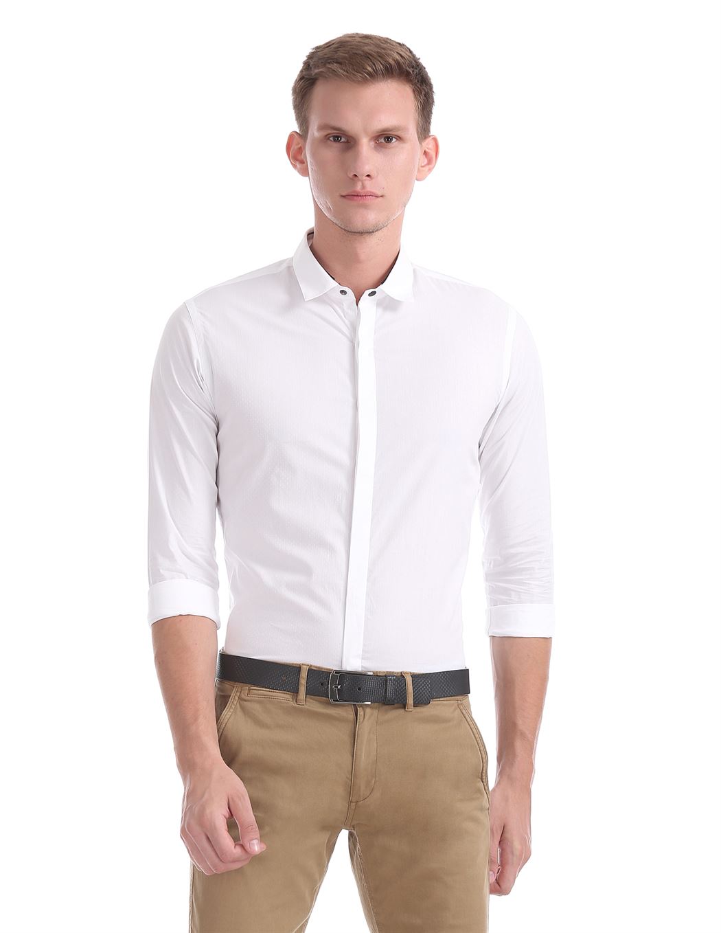 Flying Machine Men Casual Wear Printed Shirt